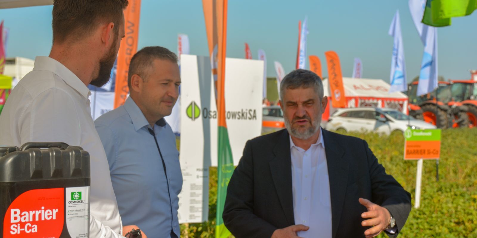 Minister Rolnictwa odwiedził stoisko firmy Osadkowski
